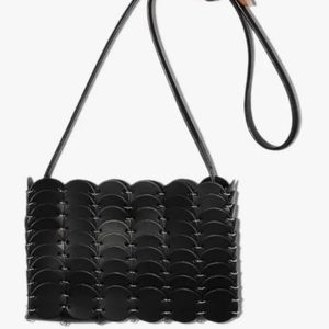 BNWT and dustbag Paco Rabanne leather disc crossbody